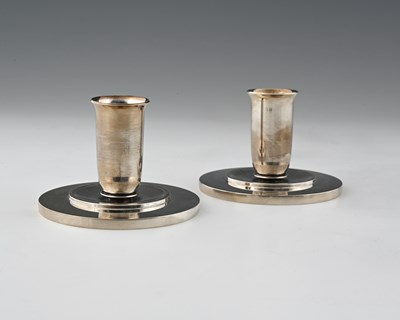 Lot 150 - Harald Nielsen for Georg Jensen, a pair of Art...