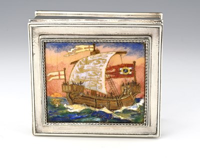 Lot 103 - Omar Ramsden, an Arts and Crafts silver and...