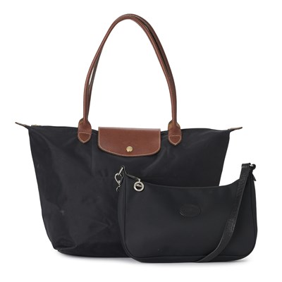 Lot 384 - Longchamp, two nylon bags.