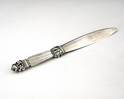 Lot 109 - Johan Rohde for Georg Jensen, an Acorn pattern...