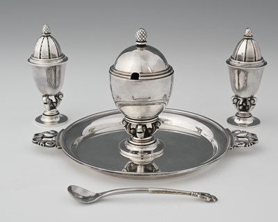 Lot 127 - Johan Rohde for Georg Jensen, a silver Acorn...
