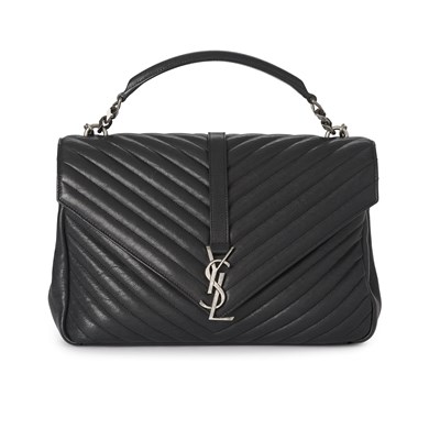 Lot 454 - Saint Laurent, a large College handbag.