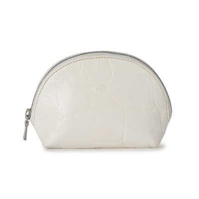 Lot 437 - Mulberry, a white congo leather coin purse.