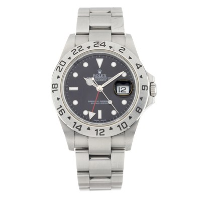 Lot 264 - Rolex, a stainless steel Oyster Perpetual Date Explorer II bracelet watch