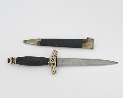 Lot 259 - A German Third Reich NSFK dagger and scabbard...