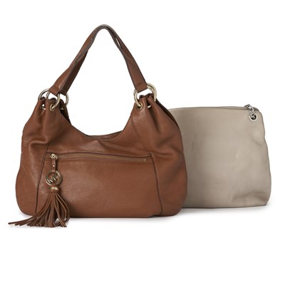 Lot 424 - Michael Kors, two leather handbags.