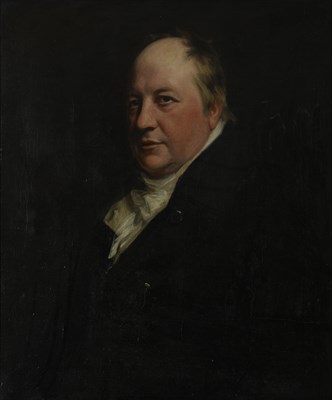 Lot 346 - British School, mid-19th Century, portrait of...
