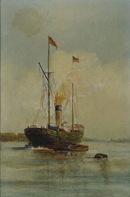 Lot 330 - British School, early 20th Century, fishing in...