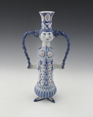 Lot 575 - Bjorn Wiinblad, a Danish Modernist tin glazed...