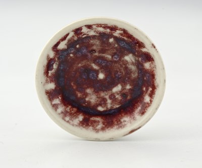 Lot 616 - Ruskin Pottery, a small High fired dish, 1927,...