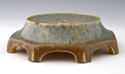 Lot 596 - Ruskin Pottery, a Crystalline glazed vase or...