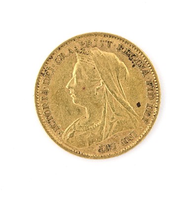 Lot 63 - Victoria, a gold half sovereign, 1901