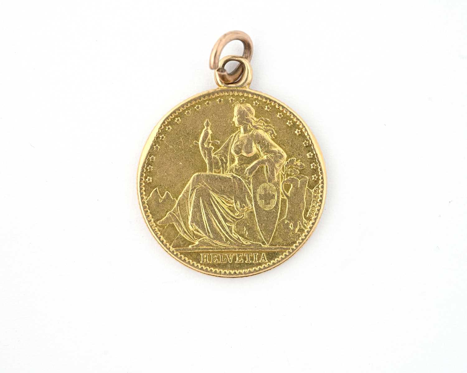 Lot 60 - France, a gold 20 Franc coin 1873, with...