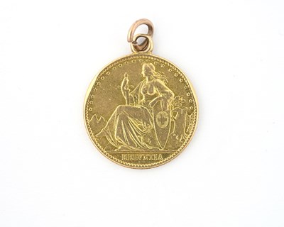 Lot 60 - France, a gold 20 Franc coin 1873, with...