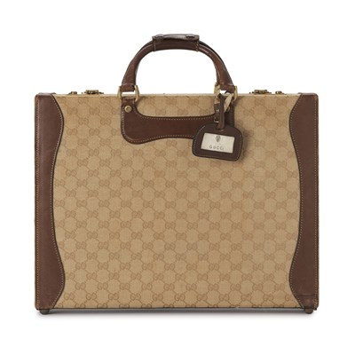 Lot 249 - Gucci, a vintage monogram briefcase.