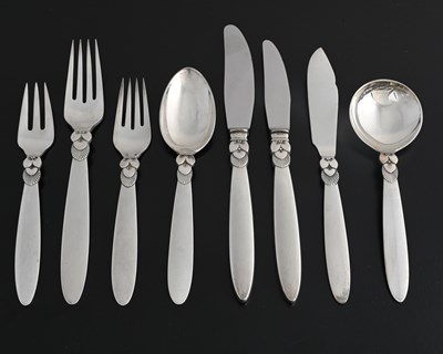 Lot 120 - Gundorph Albertus for Georg Jensen, a suite of...