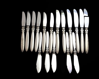 Lot 117 - Gundorph Albertus for Georg Jensen, a suite of...