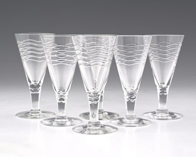 Lot 536 - Herbert Webb for Webb Corbett, a set of six...