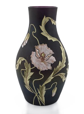 Lot 516 - A large Mont Joye, Legras,  enamelled...
