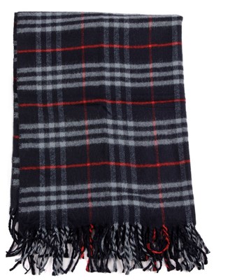 Lot 292 - Burberry, a Nova Check lambswool shawl.