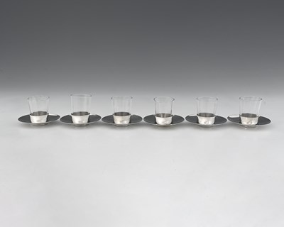 Lot 620 - Hukin and Heath, a set of six Edwardian shot...