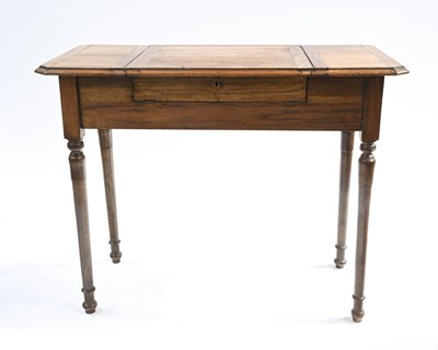 Lot 416 - A late Victorian oak clerk's metamorphic desk,...