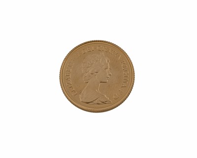 Lot 69 - Elizabeth II, a gold proof full sovereign coin, dated 1981