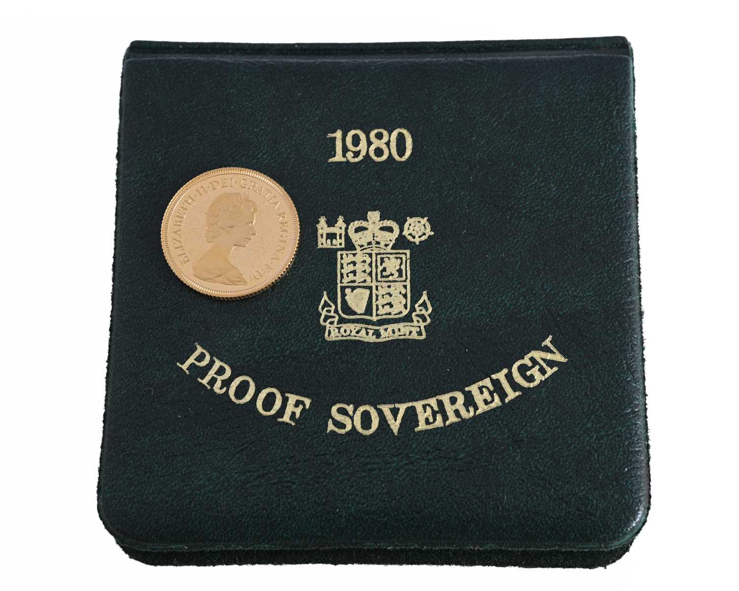 Lot 68 - Elizabeth II, a gold proof full sovereign coin, dated 1980