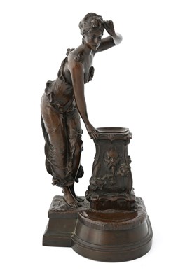 Lot 225 - A French Art Nouveau bronze sculpture, circa...