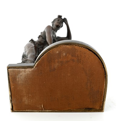 Lot 225 - A French Art Nouveau bronze sculpture, circa...