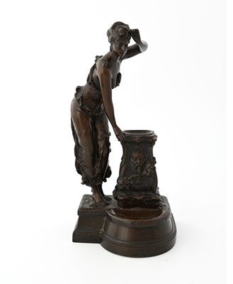 Lot 225 - A French Art Nouveau bronze sculpture, circa...