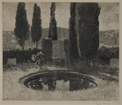 Lot 282 - Henri Martin (French, 1860-1943), Bassin aux...