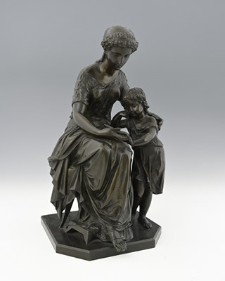 Lot 221 - Anatole Jean Guillot (French, 1865-1911), a...