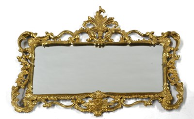Lot 406 - A George III carved giltwood and gesso wall...