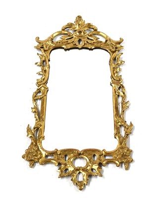 Lot 405 - A George III carved giltwood and gesso pier...