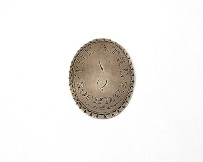Lot 697 - A George III silver engraved Rochdale Theatre...