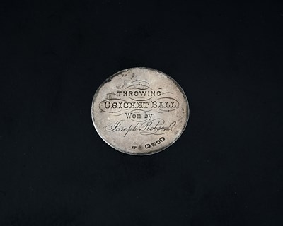 Lot 690 - A Victorian silver medallion, "Northumberland...