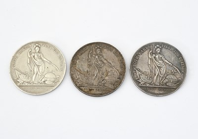 Lot 684 - Jernegan's Lottery interest, three medallions,...