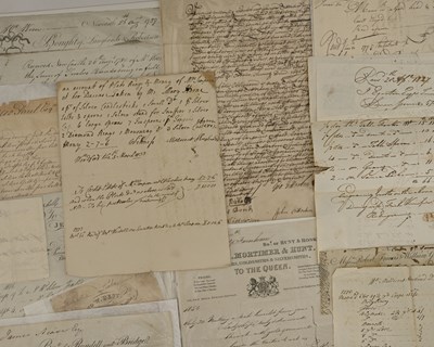 Lot 671 - An archive of documents relating to goldsmiths...