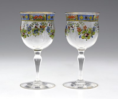 Lot 521 - Hugo Masey for Webb Corbett, a pair of...