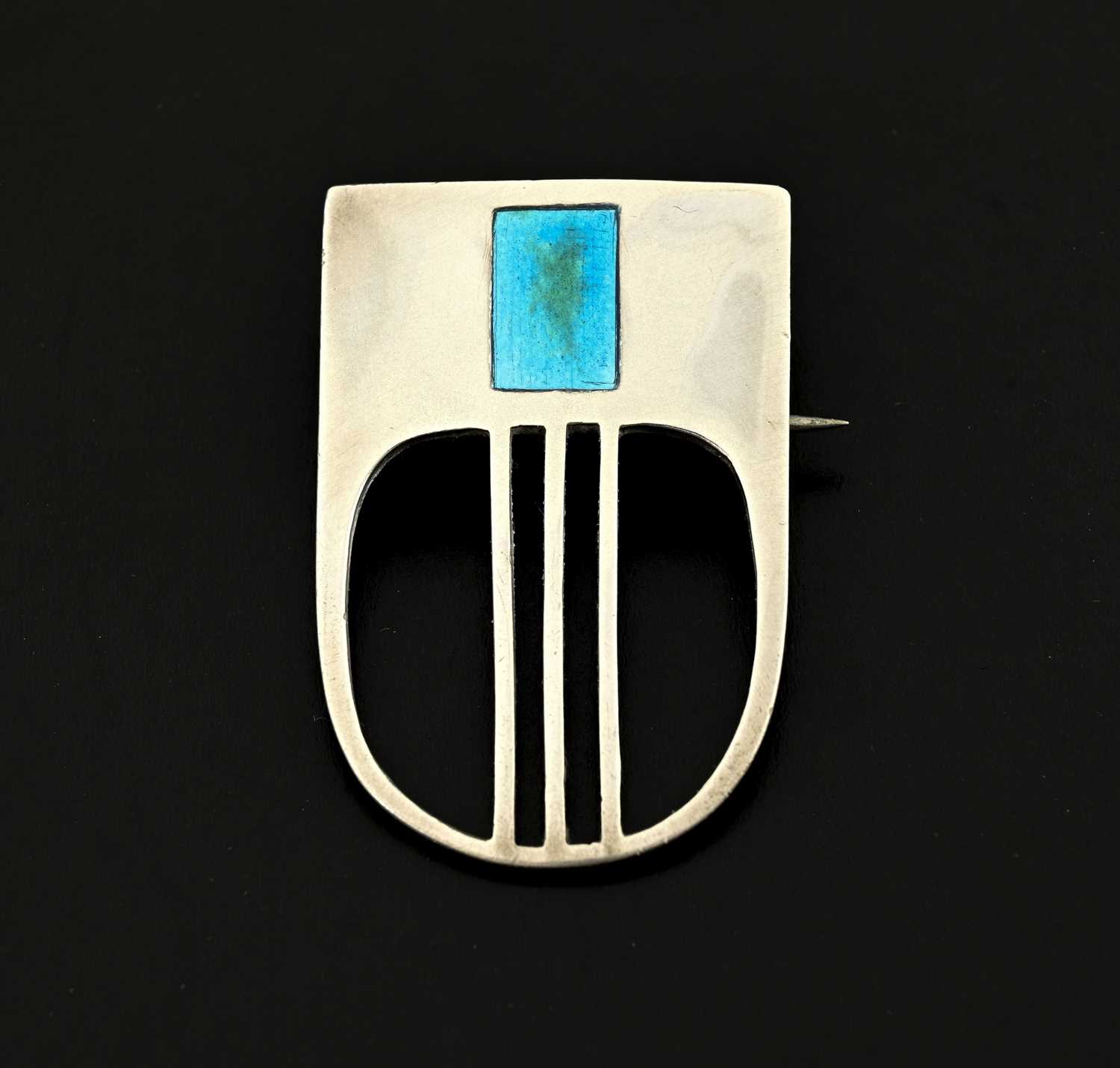 Lot 39 - Theodor Fahrner, a Jugendstil silver and...