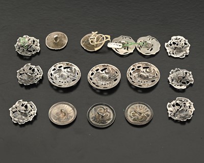 Lot 26 - A collection of Arts and Crafts silver and...
