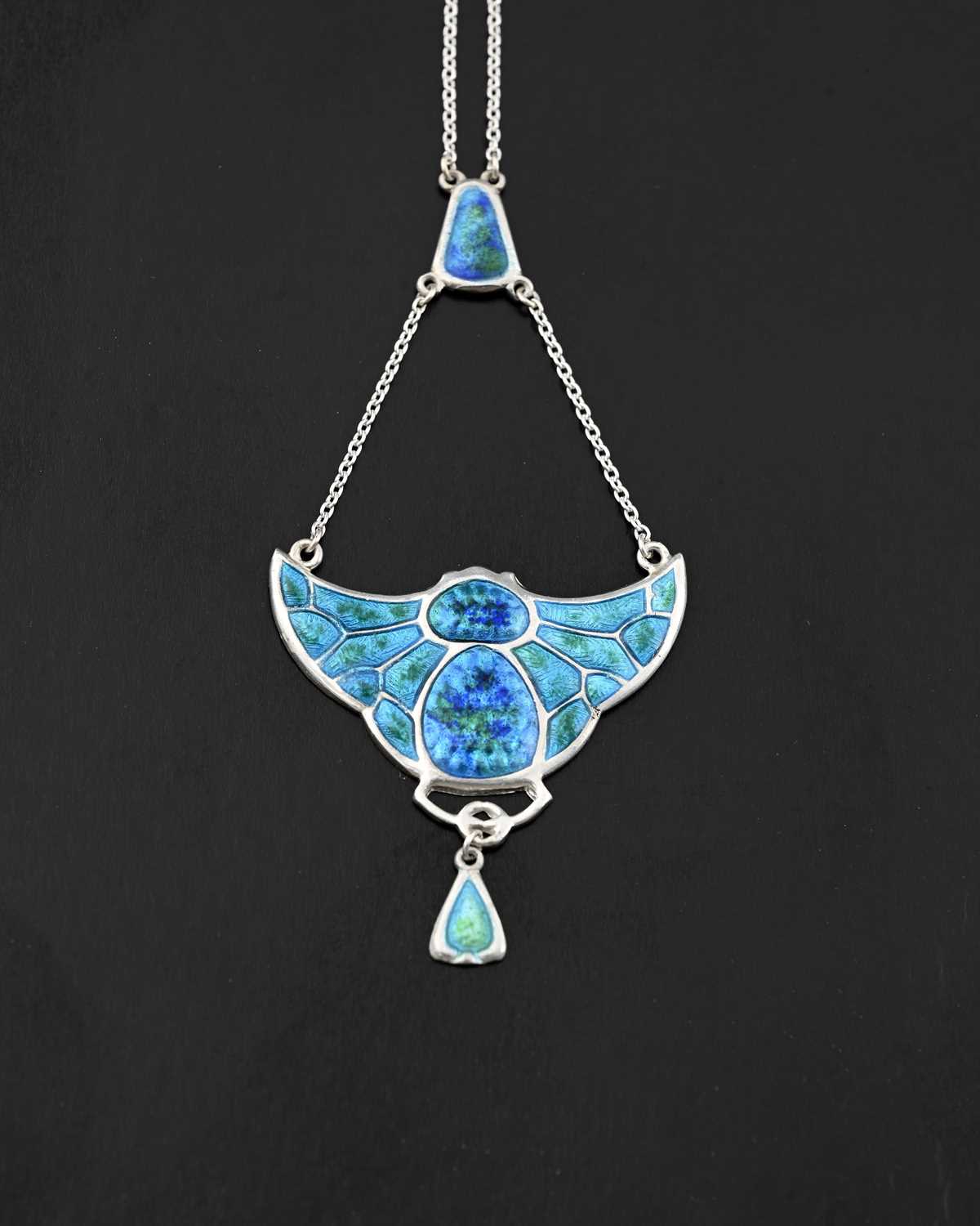 Lot 43 - Charles Horner, an Arts and Crafts silver and...