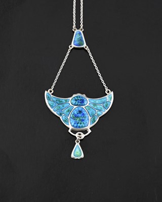 Lot 43 - Charles Horner, an Arts and Crafts silver and...
