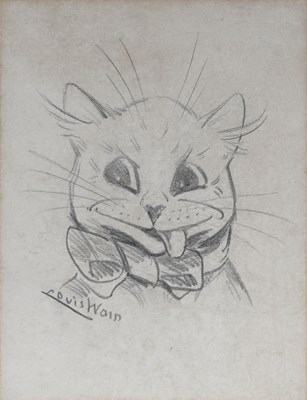 Lot 325 - Louis Willian Wain (British, 1860-1939),...