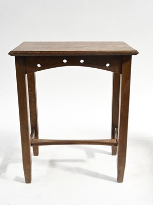 Lot 419 - An Arts and Crafts oak side table, circa 1905,...