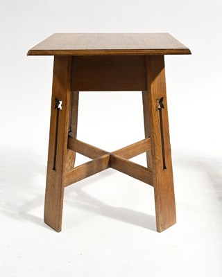 Lot 422 - An Arts and Crafts oak occasional table, circa...