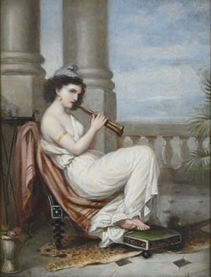 Lot 328 - After John William Waterhouse, The Pipe Player,...