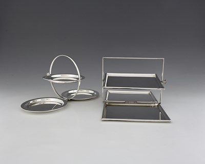 Lot 780 - Hukin and Heath, two patented collapsible cake...