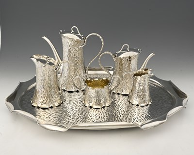 Lot 804 - Hukin and Heath, an electroplated five-piece...